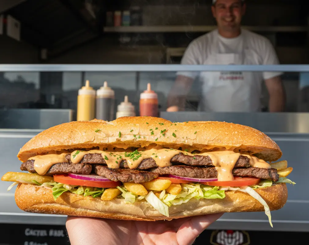 Mitraillette belge : recette traditionnelle et différences avec le sandwich américain
